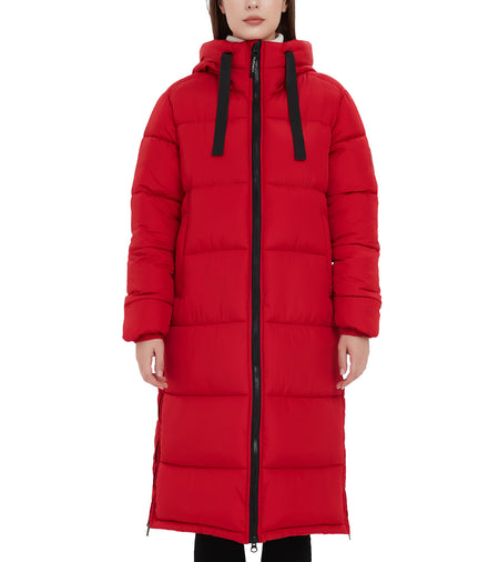 Women's Recycled Down Alternative Thickened Long Overcoat-PX23