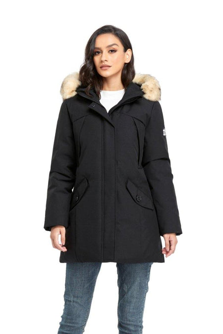 Ladies Down Alternative Long Thicken Parka -XPX13-regular fit - PUREMSX