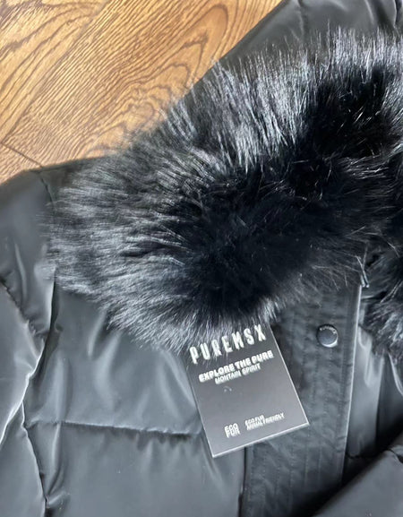 PUREMSX Women's Down Alternative  Jacket Coat  PX15 shiny