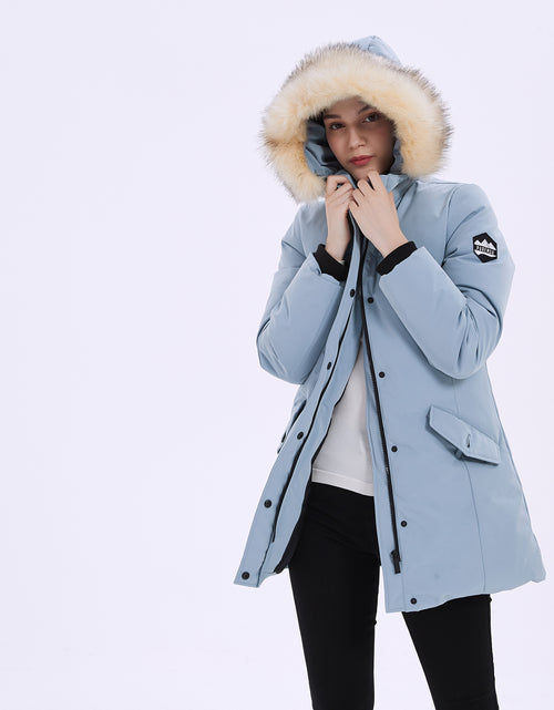 Load image into Gallery viewer, Ladies Down Alternative Long Warm Thicken Parka -PX13
