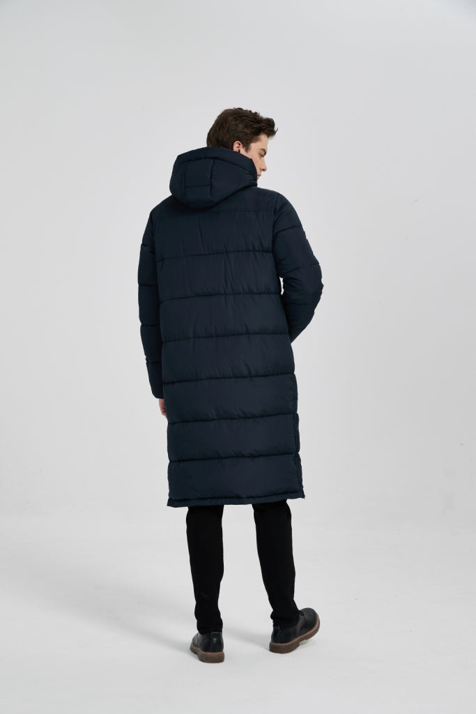 PUREMSX Unisex Long Winter Parka Jacket, Thick Puffer Insulated Vegan