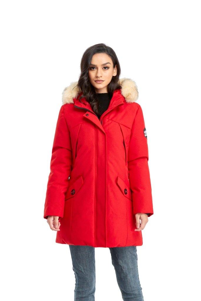 Ladies Down Alternative Long Thicken Parka -XPX13-regular fit - PUREMSX