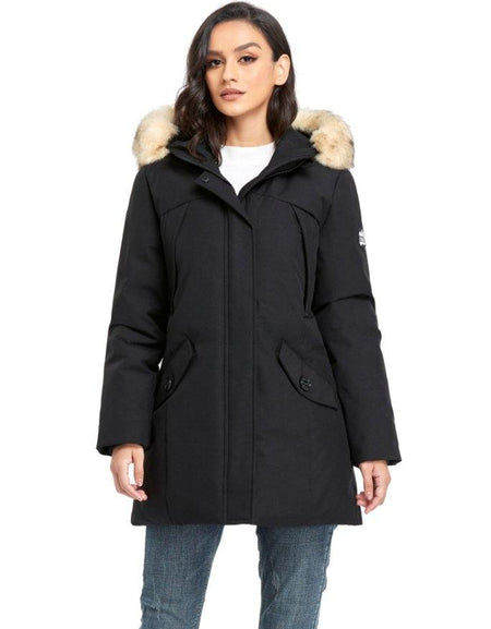 Ladies Down Alternative Long Thicken Parka -XPX13-regular fit - PUREMSX