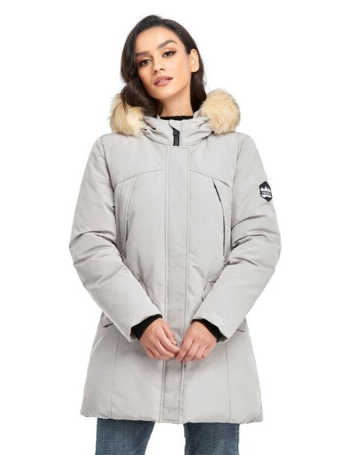 Load image into Gallery viewer, Ladies Down Alternative Long Thicken Parka -XPX13-regular fit - PUREMSX
